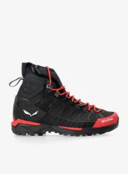 Buty wysokogórskie damskie Salewa Ortles Light Mid PTX. Czarne obuwie trekkingowe damskie Salewa, z nylonu, bez zapięcia. Za 1,271.75 zł.