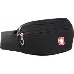 Patriotyczna saszetka czarna nerka WB20-600D BLACK. Czarne nerki i saszetki damskie inny, z aplikacjami, z syntetyku. Za 17.00 zł.