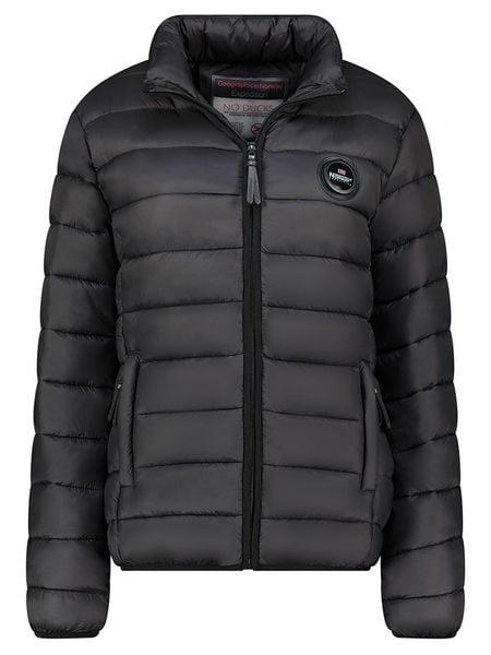Geographical Norway Kurtka pikowana "Atikahadge" w kolorze czarnym rozmiar: L. Czarne kurtki damskie Geographical Norway, l, bez wzorów, bez kaptura. Za 176.08 zł.