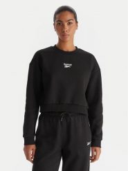 Reebok Bluza Hazel RK25172CCW Czarny Regular Fit. Czarne bluzy damskie Reebok, m, bez wzorów, z syntetyku, bez kaptura. Za 109.99 zł.