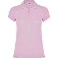 Damska Koszulka Polo W Gwiazdki. Niebieskie koszulki sportowe damskie ROLY, xl, bez wzorów, bez ramiączek. Za 67.99 zł.