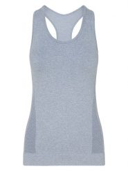 Naturana Top w kolorze błękitnym rozmiar: XL. Niebieskie koszulki sportowe damskie Naturana, xl, bez wzorów, bez ramiączek. Za 73.95 zł.