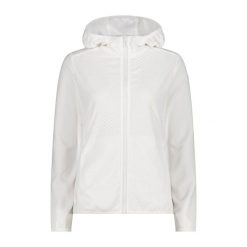 Bluza damska turystyczna CMP 35G5406. Białe bluzy damskie CMP, na zimę, l, bez wzorów, z kapturem. Za 338.60 zł.