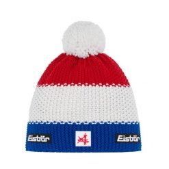 Czapka dla dorosłych Star Pompon MÜ SKA. Czarne czapki damskie Eisbär, bez wzorów, z materiału. Za 199.99 zł.