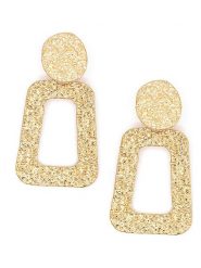 MOODE Kolczyki-wkrętki "Serena" rozmiar: onesize. Żółte kolczyki damskie MOODE, ze stali. Za 74.81 zł.