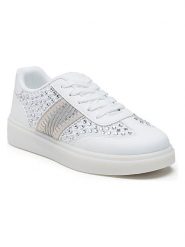 Foreverfolie Sneakersy w kolorze białym rozmiar: 36. Białe obuwie sportowe damskie Foreverfolie, bez zapięcia. Za 105.38 zł.