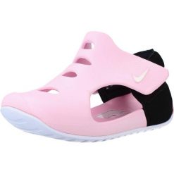 Sandały Córka Nike Sports róża. Czerwone sandały damskie Nike, bez wzorów, bez obcasa, bez zapięcia. W wyprzedaży za 140.55 zł.