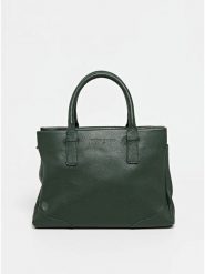 Victor & Hugo Paris Skórzana torebka "Eve" w kolorze ciemnozielonym - 33 x 24 x 14 cm rozmiar: onesize. Zielone torebki klasyczne damskie Victor & Hugo Paris, z materiału, bez dodatków. Za 260.99 zł.