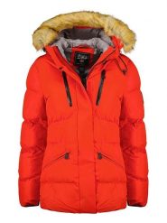 Canadian Peak Parka w kolorze czerwonym rozmiar: S. Czerwone parki damskie Canadian Peak, s, bez kaptura. Za 241.56 zł.