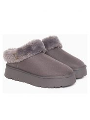 ISLAND BOOT Botki "Insha" w kolorze szarym rozmiar: 40. Szare botki damskie Island Boot, z materiału, bez obcasa, na platformie, bez zapięcia. Za 196.70 zł.