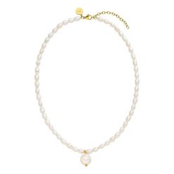 Purelei Purelei Naszyjnik Pearlfection Naszyjniki 1 ct Damski. Czerwone naszyjniki damskie Purelei, z perłą, pozłacane. Za 239.29 zł.