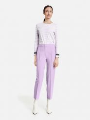 Gerry Weber Spodnie w kolorze fioletowym rozmiar: 46. Różowe spodnie materiałowe damskie Gerry Weber, bez wzorów, z materiału. Za 180.06 zł.