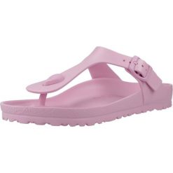 Japonki damskie Birkenstock Gizeh Eva. Czerwone klapki damskie Birkenstock, bez wzorów, z materiału, bez obcasa, bez zapięcia. Za 318.00 zł.