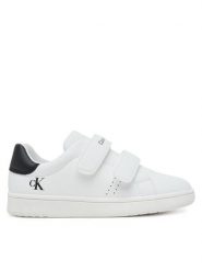 Calvin Klein Sneakersy V1X9-83151-1355 S Biały. Białe buty sportowe chłopięce Calvin Klein, ze skóry, bez zapięcia. Za 199.99 zł.