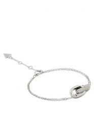 Guess Bransoletka JSBB04 551JW Srebrny. Szare bransoletki damskie Guess, metalowe. Za 269.99 zł.