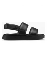 INUIKII Sandały "Padded Velcro" w kolorze czarnym rozmiar: 39. Czarne sandały damskie Inuikii, bez wzorów, z otwartym noskiem, bez obcasa, bez zapięcia. Za 325.03 zł.