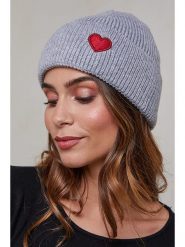 Soft Cashmere Czapka w kolorze szarym rozmiar: onesize. Szare czapki damskie Soft Cashmere, bez wzorów, z kaszmiru. Za 110.55 zł.