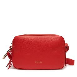 Torebka Coccinelle. Brązowe listonoszki damskie Coccinelle, bez wzorów, bez dodatków. Za 639.99 zł.