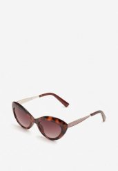 Panterkowe Kocie Okulary Przeciwsłoneczne z Filtrem UV Kirivelle. Białe okulary przeciwsłoneczne damskie Born2be. Za 34.99 zł.
