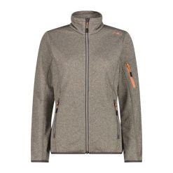 Bluza damska CMP Knit-Tech. Brązowe bluzy damskie CMP, l, bez wzorów, z materiału, z kapturem. Za 232.05 zł.