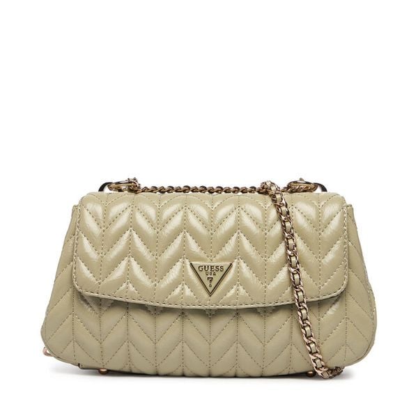 Torebka Guess. Zielone listonoszki damskie Guess, z aplikacjami, bez dodatków. Za 699.99 zł.