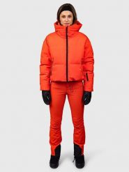 Brunotti Softshellowe spodnie narciarskie "Coldlake" w kolorze pomarańczowym rozmiar: S. Pomarańczowe spodnie dresowe damskie Brunotti, m, bez wzorów. Za 260.99 zł.