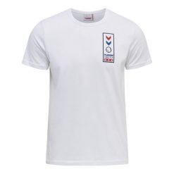 Koszulka Hummel IC Combi. Białe bluzki damskie Hummel, xs, bez wzorów, z bawełny, bez kołnierzyka, bez ramiączek. Za 137.00 zł.