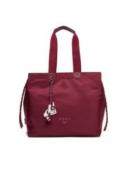 Roxy Torebka C-ROXY-M-004-08 Bordowy. Czerwone shopper bag Roxy, bez wzorów, z materiału, bez dodatków. Za 199.99 zł.