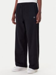 Calvin Klein Jeans Spodnie dresowe LV047C249G Czarny Wide Leg. Czarne spodnie dresowe damskie Calvin Klein Jeans, s, bez wzorów, z bawełny. Za 331.99 zł.