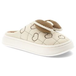 Beżowe Kapcie Filippo Ciepłe Damskie Buty Po Domu. Brązowe kapcie damskie Filippo. Za 79.99 zł.
