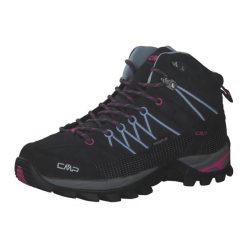 Buty trekkingowe damskie CMP RIGEL MID wodoodporne oddychające. Czarne obuwie trekkingowe damskie CMP, bez zapięcia. W wyprzedaży za 399.99 zł.