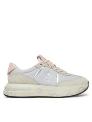 Premiata Sneakersy CASSIE VAR 7387 Szary. Szare obuwie sportowe damskie Premiata, ze skóry, bez zapięcia. Za 809.99 zł.