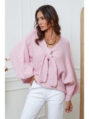 So Cachemire Sweter "Chiwel" w kolorze jasnoróżowym rozmiar: XL. Różowe swetry klasyczne damskie So Cachemire, xl, z wełny, bez kołnierzyka. Za 195.31 zł.