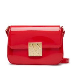 Torebka Armani Exchange. Czerwone listonoszki damskie Armani Exchange, bez wzorów, bez dodatków. Za 539.99 zł.