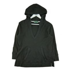 Second life - Bluza damska czarna - Jak nowy. Czarne bluzy damskie Ralph Lauren, bez wzorów, bez kaptura. Za 126.86 zł.