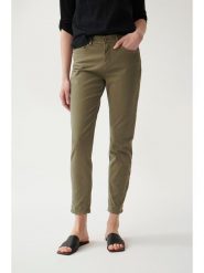 TATUUM Spodnie w kolorze khaki rozmiar: 44. Brązowe rurki damskie TATUUM, z aplikacjami, z materiału. Za 144.58 zł.