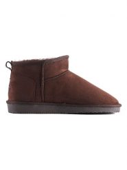 ISLAND BOOT Botki zimowe "Miley" w kolorze brązowym rozmiar: 40. Brązowe botki damskie Island Boot, na zimę, z materiału, bez obcasa, bez zapięcia. Za 144.92 zł.