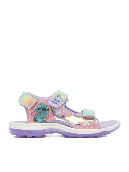 Disney Classics Sandały CEO-CP76-SS26-339DCLS Fioletowy. Fioletowe sandały dziewczęce Disney Classics, ze skóry, bez obcasa, bez zapięcia. Za 99.99 zł.