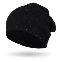 Czapka damska Peterson PTN HAT-05 czarna. Czarne czapki damskie Peterson, bez wzorów, z dzianiny. Za 46.00 zł.