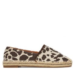 Espadryle DeeZee. Brązowe espadryle damskie DeeZee, bez wzorów, bez obcasa. Za 99.99 zł.