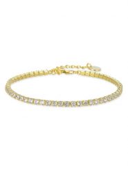 Luxenter Bransoletka z cyrkoniami rozmiar: onesize. Żółte bransoletki damskie Luxenter, srebrne. Za 173.99 zł.