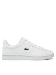 Lacoste Sneakersy Carnaby Set 224 3 Suj 7-48SUJ001321G Biały. Białe obuwie sportowe damskie Lacoste, ze skóry, bez zapięcia. Za 209.99 zł.