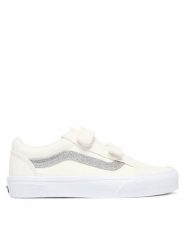 Vans Tenisówki Old Skool V VN000CYAY1K1 Czarny. Czarne buty sportowe dziewczęce Vans, ze skóry, bez zapięcia. Za 259.99 zł.