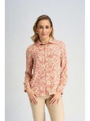 Marks & Spencer Koszula w kolorze koralowo-beżowym rozmiar: 44. Brązowe koszule damskie Marks & Spencer, bez wzorów, bez kołnierzyka, bez ramiączek. Za 53.17 zł.