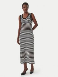 Liu Jo Beachwear Sukienka letnia VA6198 J3908 Czarny Slim Fit. Czarne sukienki damskie Liu Jo Beachwear, bez wzorów, z wiskozy, bez ramiączek. Za 469.99 zł.