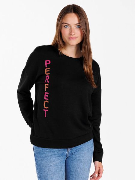 KEY LARGO Bluza "Perfect" w kolorze czarnym rozmiar: XS. Czarne bluzy damskie KEY LARGO, xs, bez wzorów, bez kaptura. Za 129.95 zł.