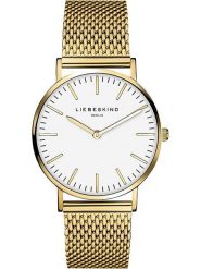 Liebeskind Zegarek kwarcowy w kolorze złoto-białym rozmiar: onesize. Białe, analogowe zegarki damskie Liebeskind, ze stali. Za 387.44 zł.