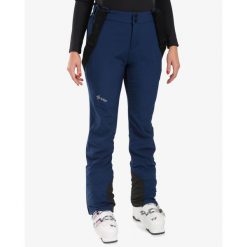 Damskie softshellowe spodnie narciarskie Kilpi RHEA-W. Niebieskie spodnie sportowe damskie Kilpi, na zimę, s, bez wzorów, narciarskie. Za 510.50 zł.