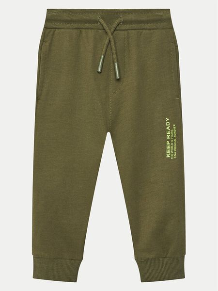 Coccodrillo Spodnie dresowe WC5120101VBA Zielony Regular Fit. Zielone spodnie dresowe chłopięce COCCODRILLO, z bawełny. Za 39.99 zł.