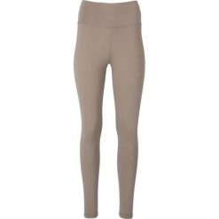 Damskie legginsy Athlecia Gaby. Brązowe legginsy damskie Athlecia, bez wzorów, na jogę i pilates. Za 168.00 zł.